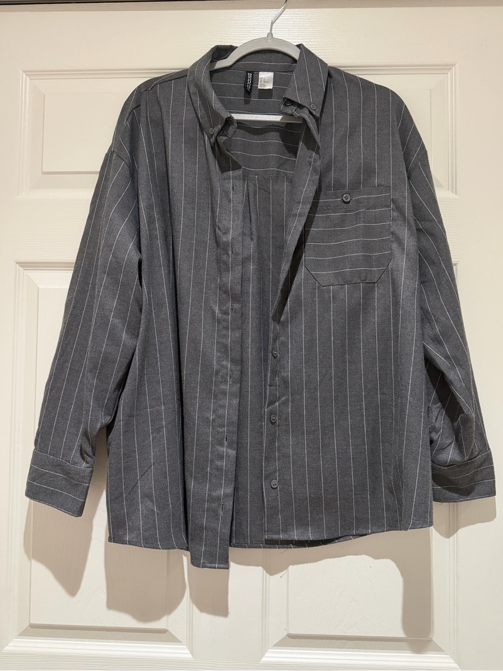 H&M Oversized Flannel Shirt Size S - Picture 9 of 15